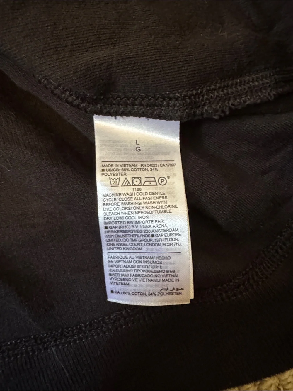 Banana Republic Black Henley Top - Black